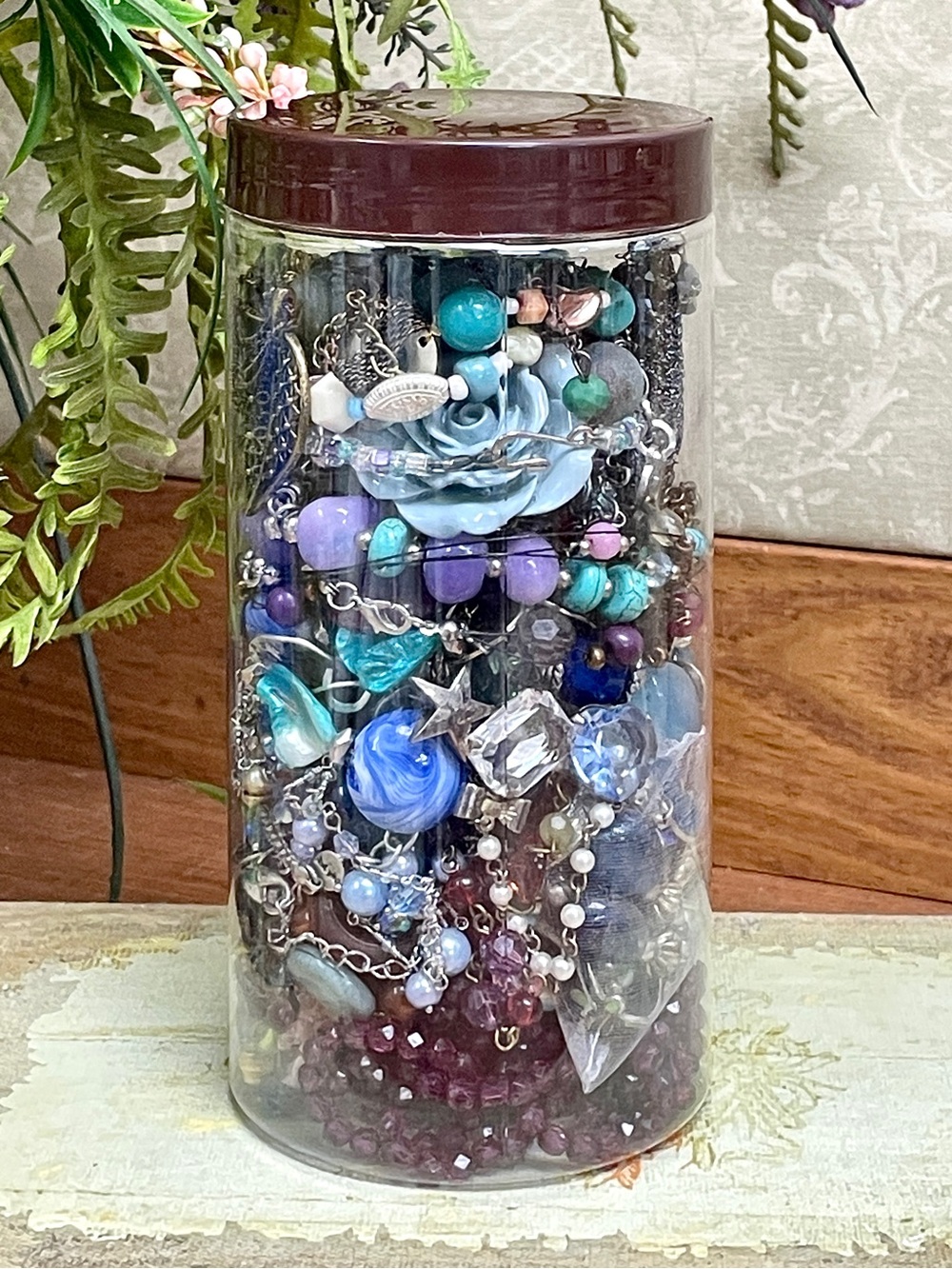 Vintage Y2K Wearable Jewelry Jar 2 lbs Fairy Grunge Cottagecore Boho Mixed Lot